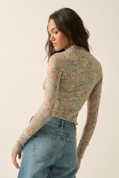 Falling For You Floral Top