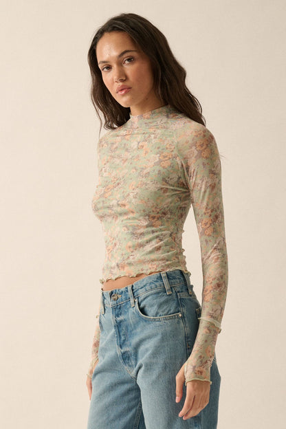 Falling For You Floral Top